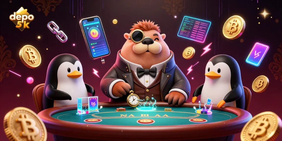 Experience thrilling action with depo 5k, where players engage in underwater poker against stunning animated characters.